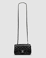 Chanel Classic 1.55 Small Single Flap in Black/Silver 20 х 12 х 6 см