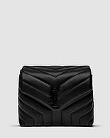 Saint Laurent Toy LouLou In Quilted Leather Black/Black 20 х 15 х 5.5 см