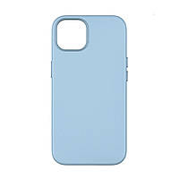 Панель-накладка чехол MagSafe Leather Case Apple iPhone 15 Pro Sky Blue OB, код: 8322194