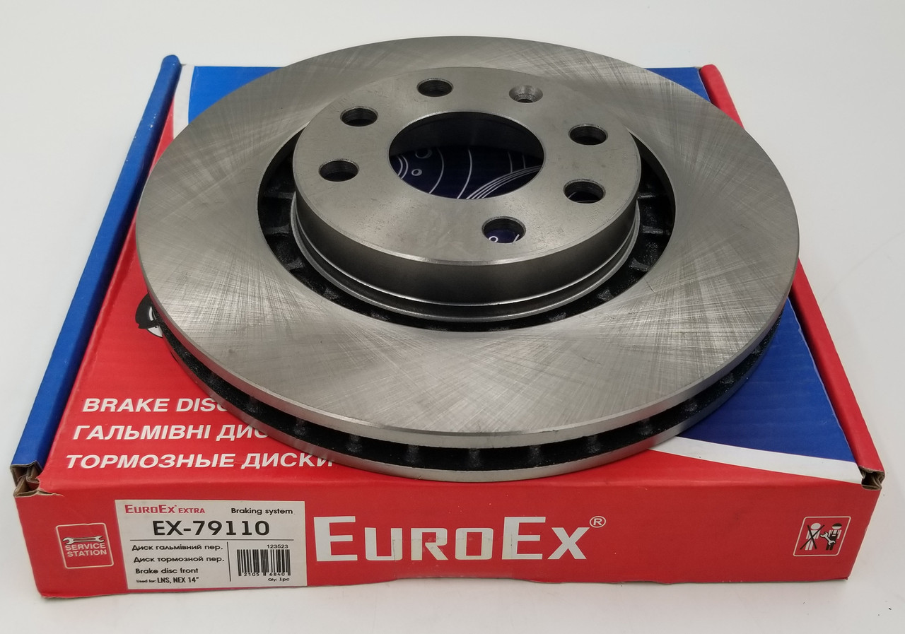 Диск гальмівний Ланос 1.6, Нексія R14 передній EuroEx Угорщина