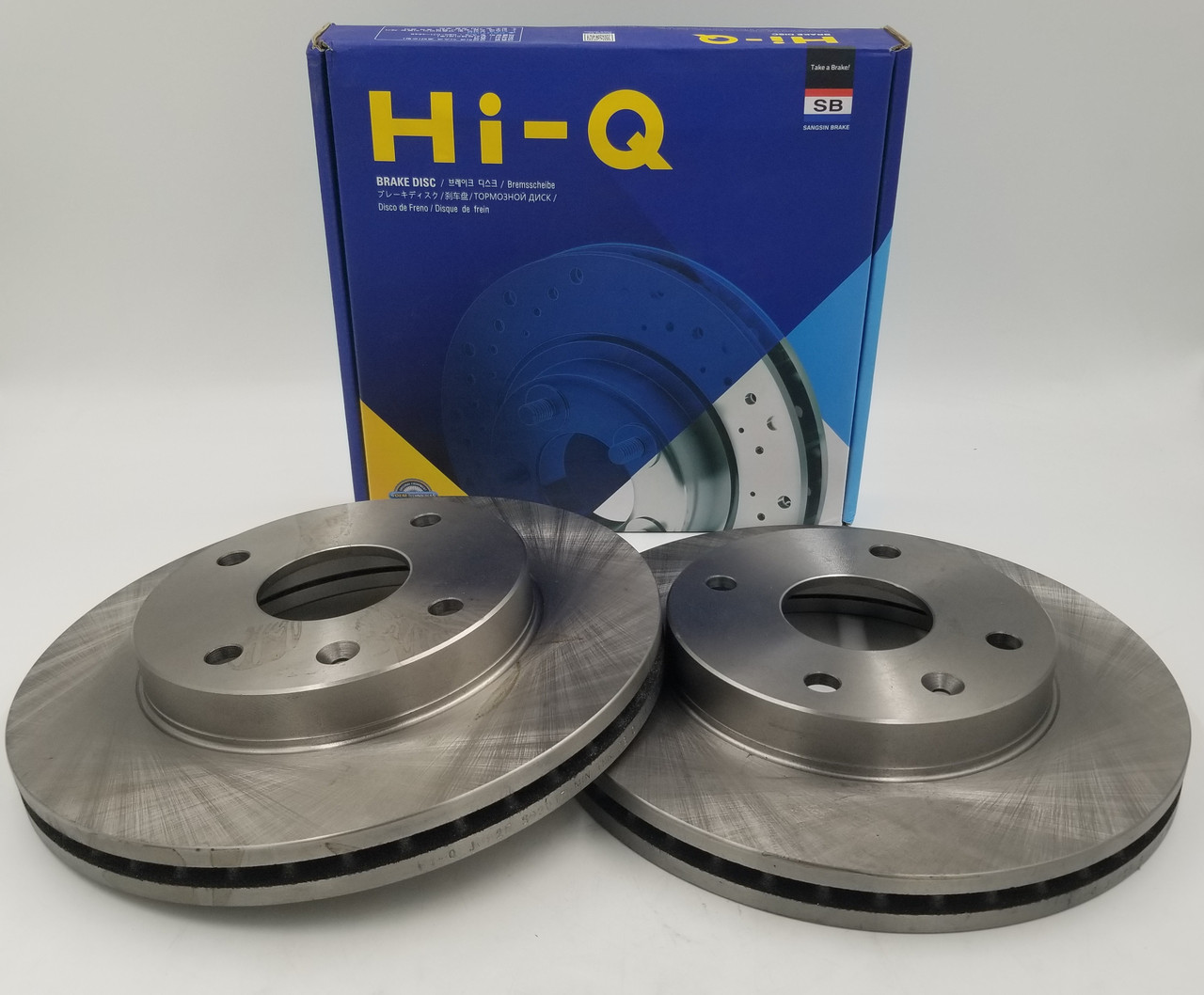 Диски гальмівні Лачетті передні (комплект 2-шт) HI-Q Корея, фото 1