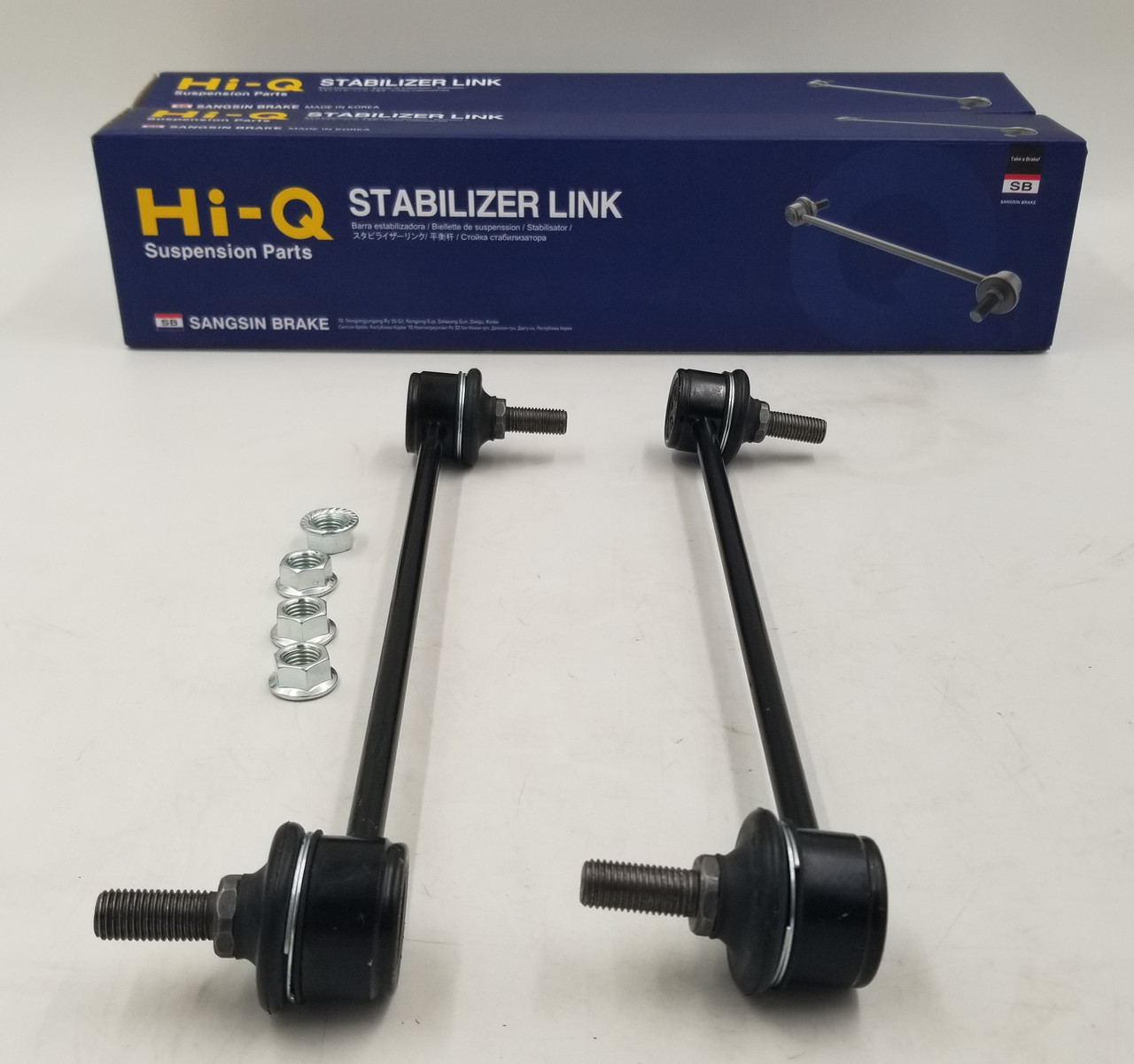 Стійки стабілізатора Авео передні (комплект 2-шт) HI-Q Корея, фото 1