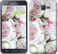 Силиконовый чехол Endorphone на Samsung Galaxy J7 J700H Пионы v2 (2706u-101-26985) OB, код: 1756501
