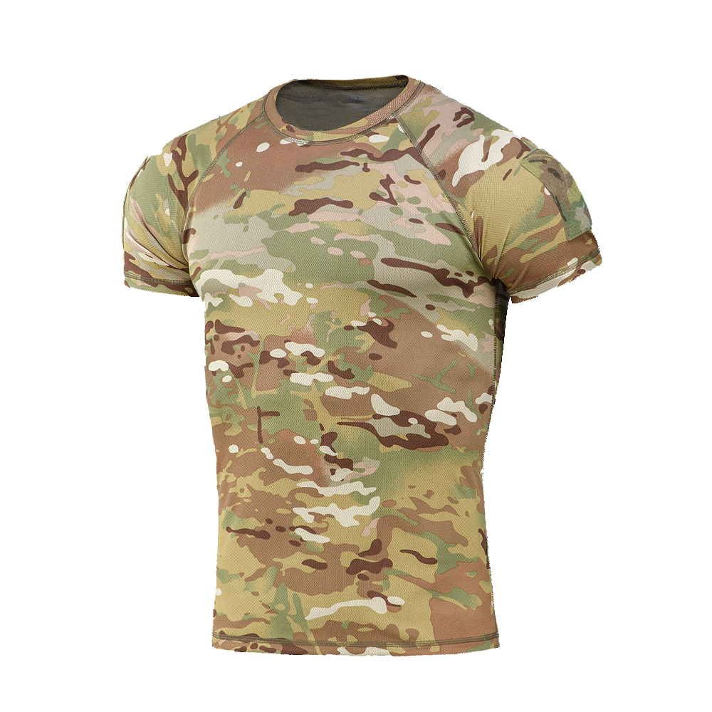 M-Tac футболка реглан потовідвідна тактична Summer MC, військова літня футболка мультикам, чоловіча футболка