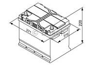 Аккумулятор BOSCH S4 Silver 70Ah , EN 630 , for JAPAN левый "+" , ( Bosch 0 092 S40 270 ) 261*175*220 (Д*Ш*В)