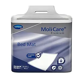 Пелюшка MoliCare® Premium Bed Mat поглинаюча з суперабсорбентом 60x60 см 15шт/пак 9 крапель