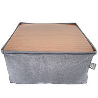 Бескаркасный модульный Пуф-столик Блэк Tia-Sport (sm-0948-1) серый DL, код: 6537739