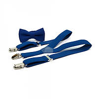 Детский набор подтяжки и бабочка 5,5х10 см(2,5х100 см) Gofin suspenders Электрик (2000001409534)