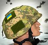 Кавер Kirasa на шелом з козирком Ballistic Helmet KC-HM001мультикам (Арт.KI605), фото 7
