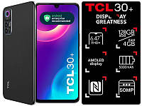 Tcl Смартфон 30 Plus (T676K) 4/128 GB 2SIM Tech Black