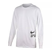 Мужской Лонгслив Nike TEE LS BIG SWOOSH Белый L (7dFJ1119-100 L)