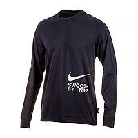 Мужской Лонгслив Nike TEE LS BIG SWOOSH Черный XL (7dFJ1119-010 XL)