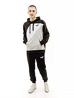 Мужское Худи Puma POWER Colorblock Hoodie Разноцветный L (7d67893101 L)