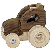 Goki Машинка деревяна Трактор (натуральний)