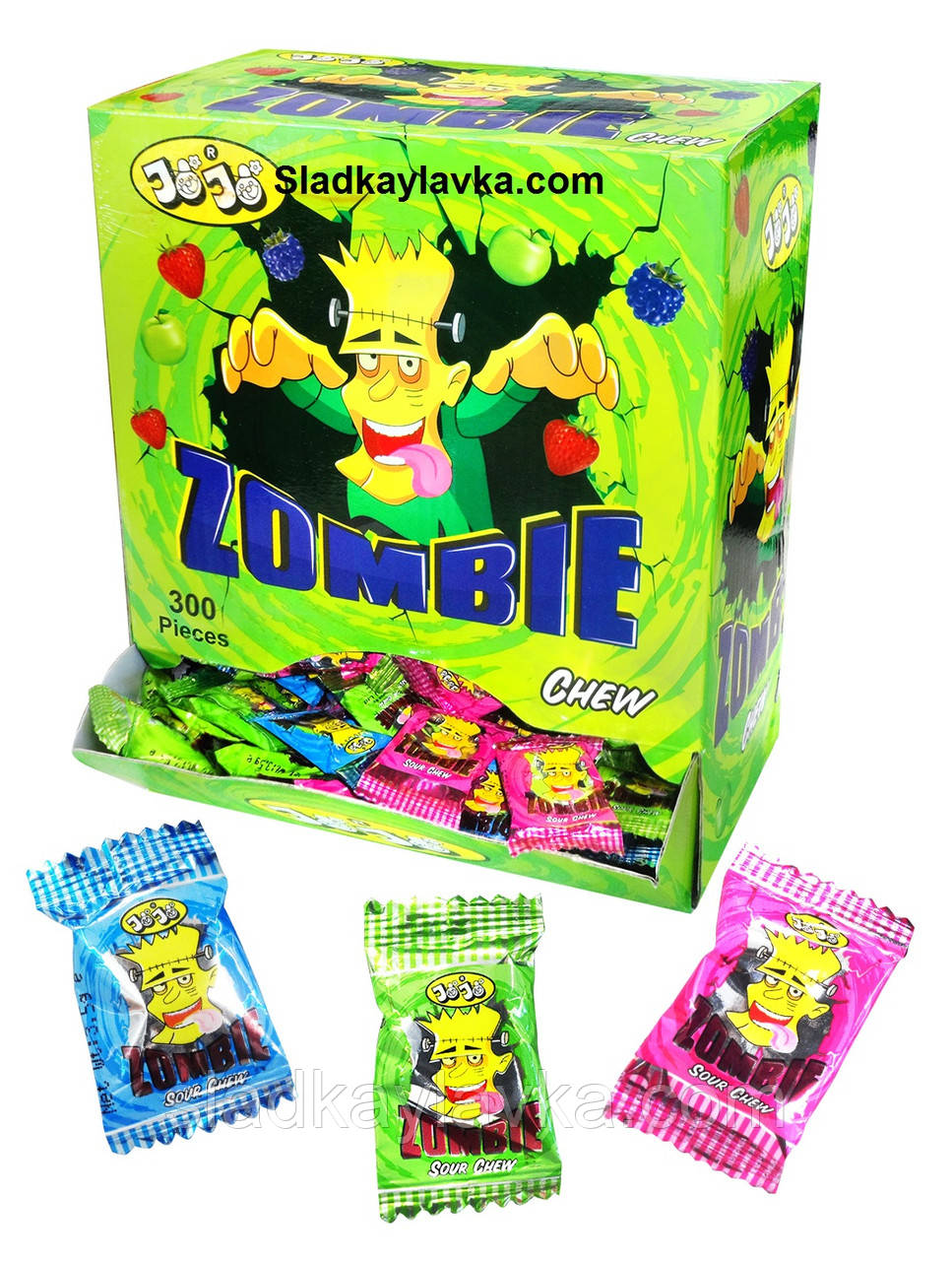 Жувальна цукерка Зомбі 300 шт (Jo Jo Пакистан)