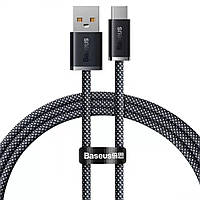 Кабель Baseus Dynamic Series Fast Charging Data Cable USB to Type-C 100W 1m Slate Gray