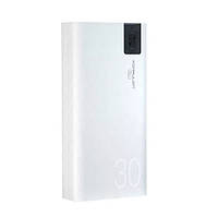 Power Bank Konfulon A19, 2.4A Fast Charge, 30000mAh White