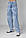 Жіночі джинси з принтом у формі серця — блакитний колір, 36р (є розміри), фото 6