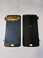 Дисплейний модуль з сканером відбитку пальця Motorola Z2 Play XT1710-02 Black