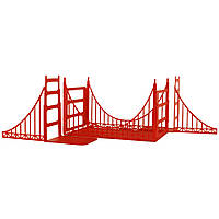 Упоры для книг Glozis Golden Gate LW, код: 7678482