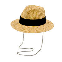 Шляпа ЭЛИЗА с цепочкой натуральный SumWin 55-58 TR, код: 7598393