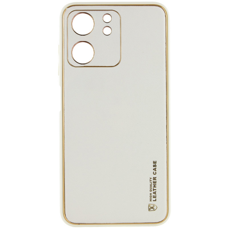 Шкіряний чохол Xshield для Xiaomi Redmi 13C / Poco C65 Білий / White