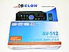 Підсилювач звуку Ciclon AV-512 + USB + Fm + Mp3 + КАРАОКЕ, фото 6