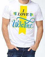 Футболка Арбуз I love Ukraine XS Белый OS, код: 8181026