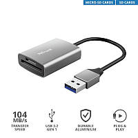 Trust Кардрідер Dalyx Fast Usb 3.2 Aluminium