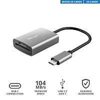 Trust Кардрідер Dalyx Fast USB-C Aluminium