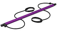 Тренировочная палка с эспандерами Hop-Sport HS-T090GS фиолетовая OS, код: 6597118