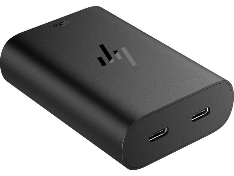 Адаптер живлення для ноутбука HP 65W GaN USB-C LC, чорний