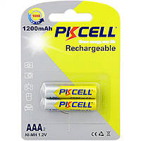 Акумулятор aaA 1200mAh, 1.2V Ni-MH, rechargeable battery, Pkcell, 2pcs/card
