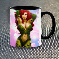 Чашка Fan Girl Ядовитый Плющ Poison Ivy (1057) 330 мл Черный TR, код: 7599433