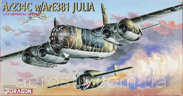 Ar234C w/Ar E381 Julia 1/72 DRAGON 9005, фото 1