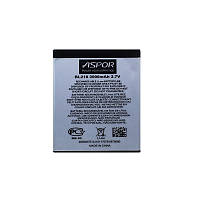 Аккумулятор Aspor BL210 для Lenovo A656 A658T A750E A766 CP, код: 7991231