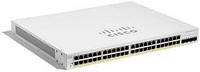 Комутатор Cisco CBS220 Smart 48-port GE, PoE, 4x1G Sfp