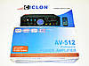 Підсилювач звуку Ciclon AV-512 + USB + Fm + Mp3 + КАРАОКЕ, фото 4