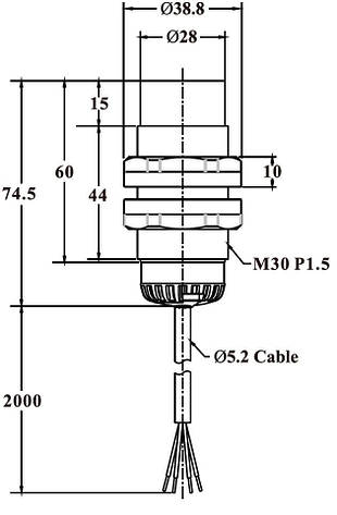 Ємнісний датчик KC3035-KP2, фото 2