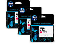 Картридж HP 712 DesignJet T230/T630 Magenta 3-Pack 29-ml