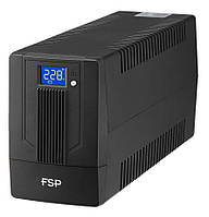 Дбж Fsp iFP-600, 600ВА/360Вт, Usb, Lcd, 2хSchuko, Avr, Black