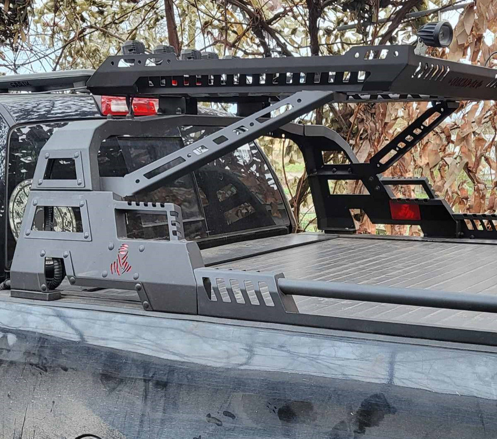 Роллбар з кошиком Dakar (під ролети) для Toyota Tundra 2007-2021 рр, фото 1