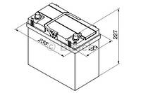 Аккумулятор BOSCH S4 Silver 45Ah , EN 330 , for JAPAN правый "+" , ( Bosch 0 092 S40 210 ) 238*129*227 (Д*Ш*В)