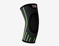 Компресійний налокітник MadMax MFA-283 3D Compressive elbow support Dark grey/Neon green (1шт.) M Купить