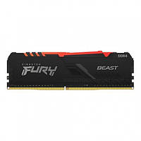 Память ПК Kingston DDR4 16gb 3200 Fury Beast Rgb