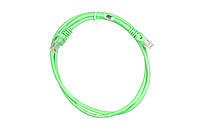 Патч-корди 2E Cat 5e, Utp, RJ45, 26AWG ,7/0.16 Cu, 1.00 m, Pvc, Green