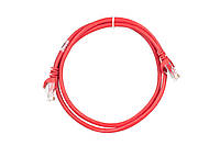 Патч-корди 2E Cat 5e, Utp, RJ45, 26AWG ,7/0.16 Cu, 1.00 m, Pvc, Red