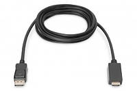 Перехідник Digitus DisplayPort - Hdma Uhd 4K, M/M type A, 2 m