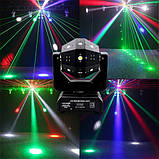 Стробоскоп лазерний, LED світлодіодна голова, що обертається RGB 120Вт, М'яч, фото 2