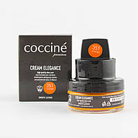 Крем для обуви Coccine Cream Elegance на основе натурального воска 50 мл. + губка №351 (093130)